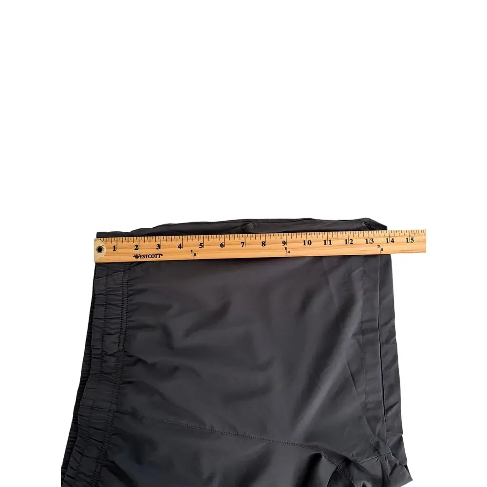MIER men’s split lite pace shorts gray
